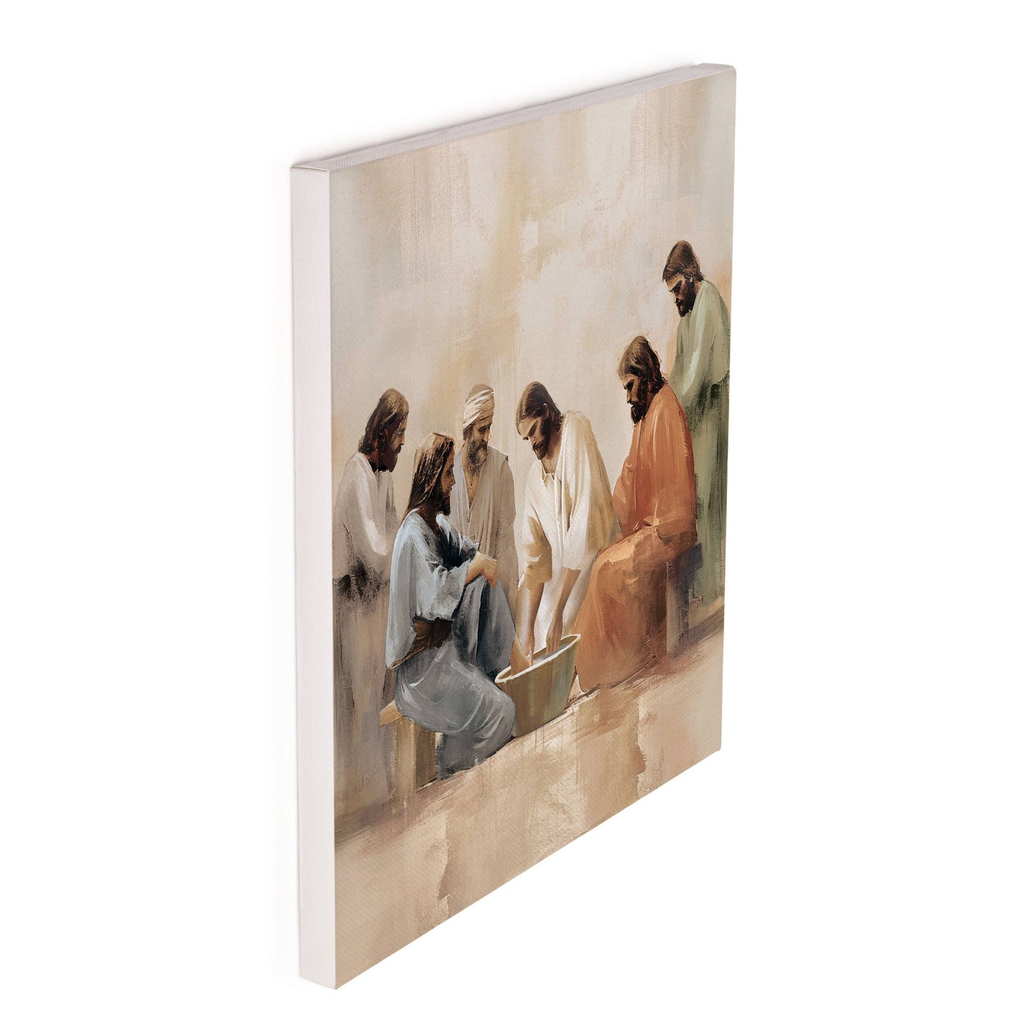 Jesus Washing Feet Canvas