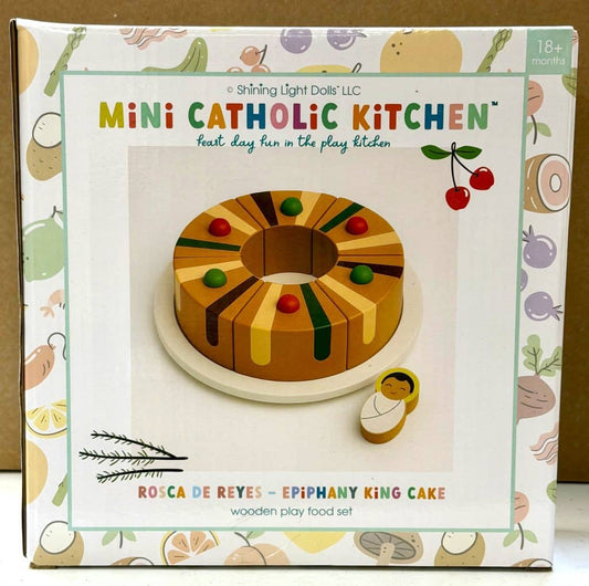 Rosca De Reyes - Epiphany King Cake Wooden Play Food Set