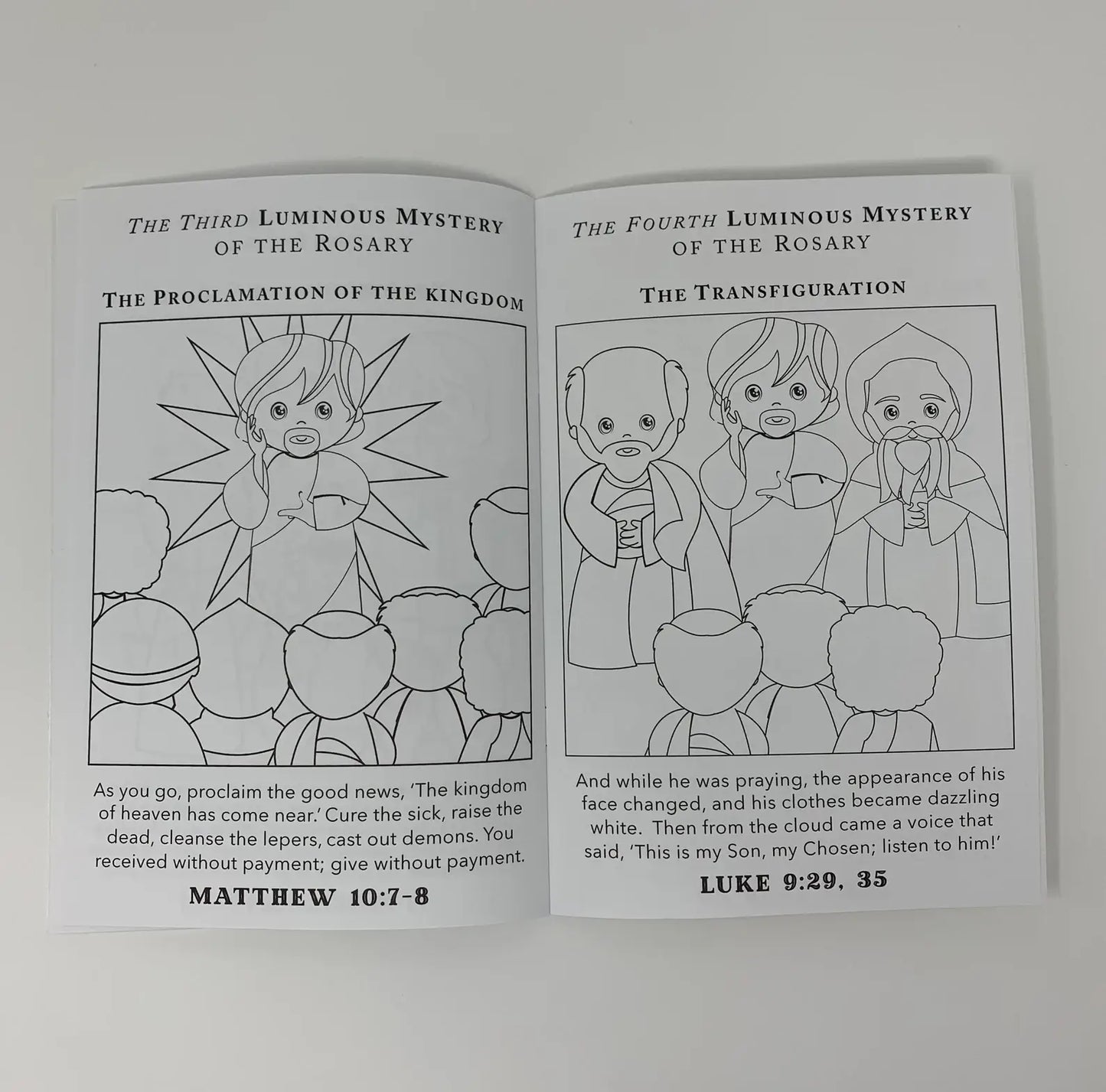 Catholic Saints Coloring Book Rosary Edition