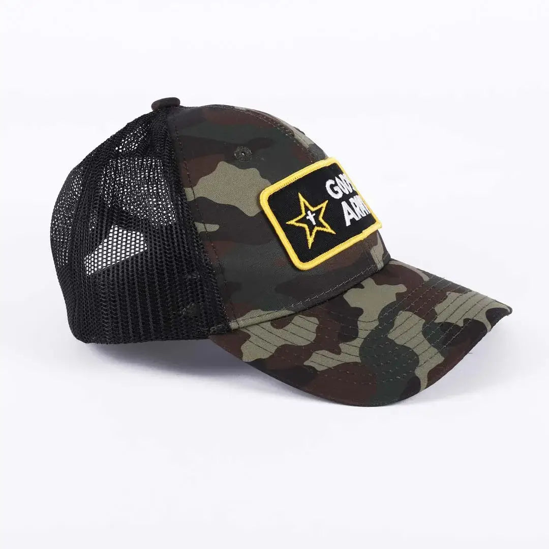 Hat - Camo - God's Army