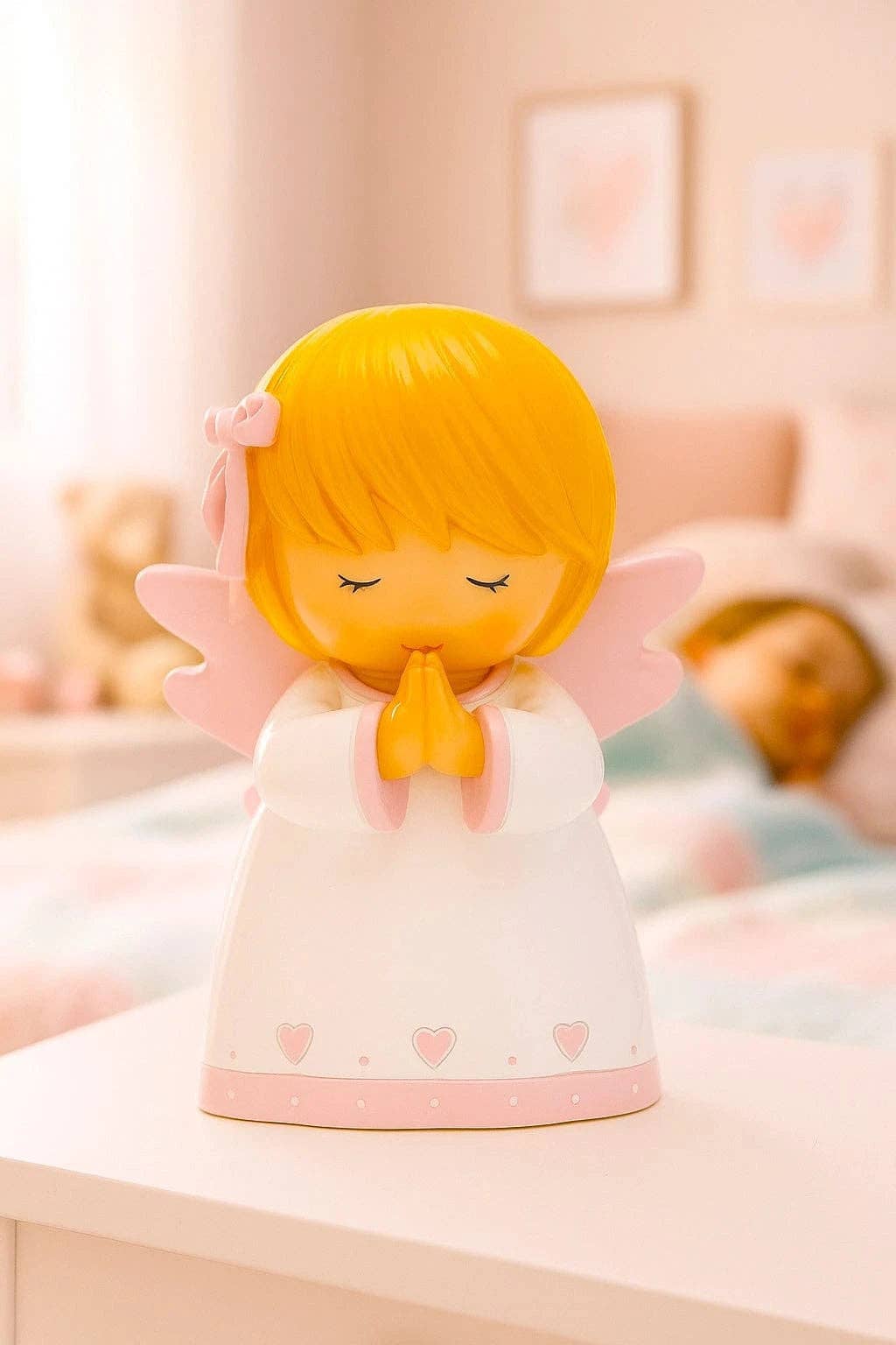 Guardian Angel Girls Kids Statue