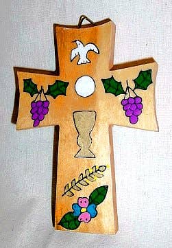 130C  Cross-Holy Communion-Small (5" x 3½")