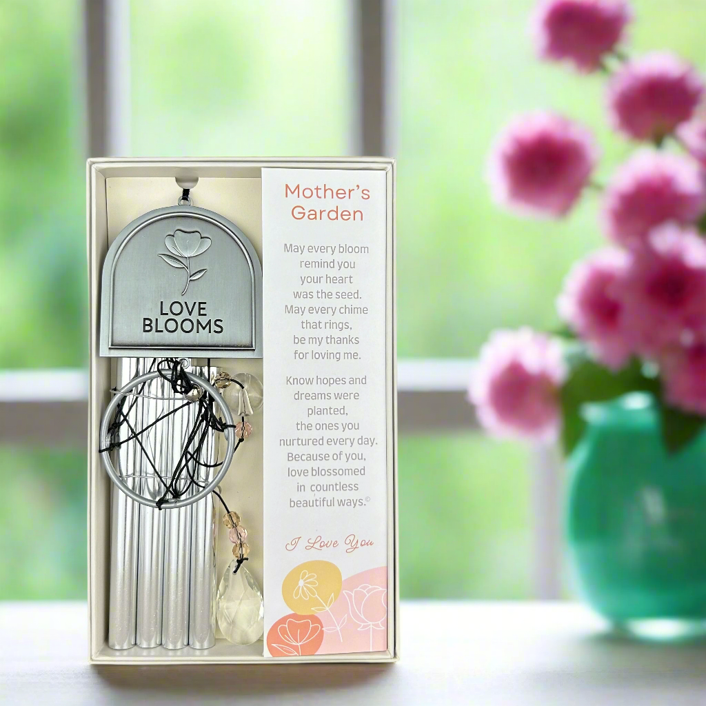 Mother's Garden: Love Blooms Gift for Mom Windchime - 9001