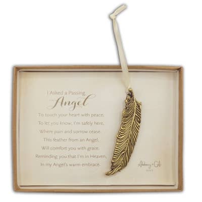 Feather Ornament (I Asked a Passing Angel)