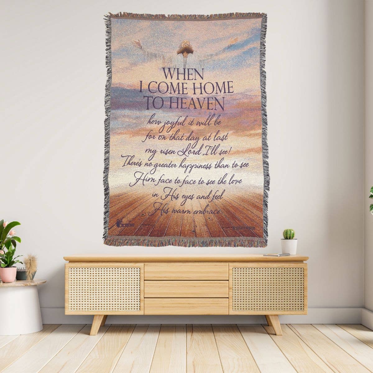 Throw When I Come Home To Heaven 48x68