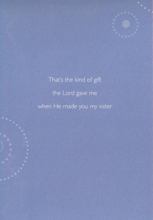 GC - Birthday, Sister