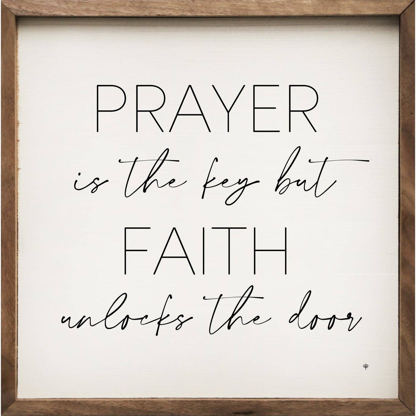 Prayer Is The Key White