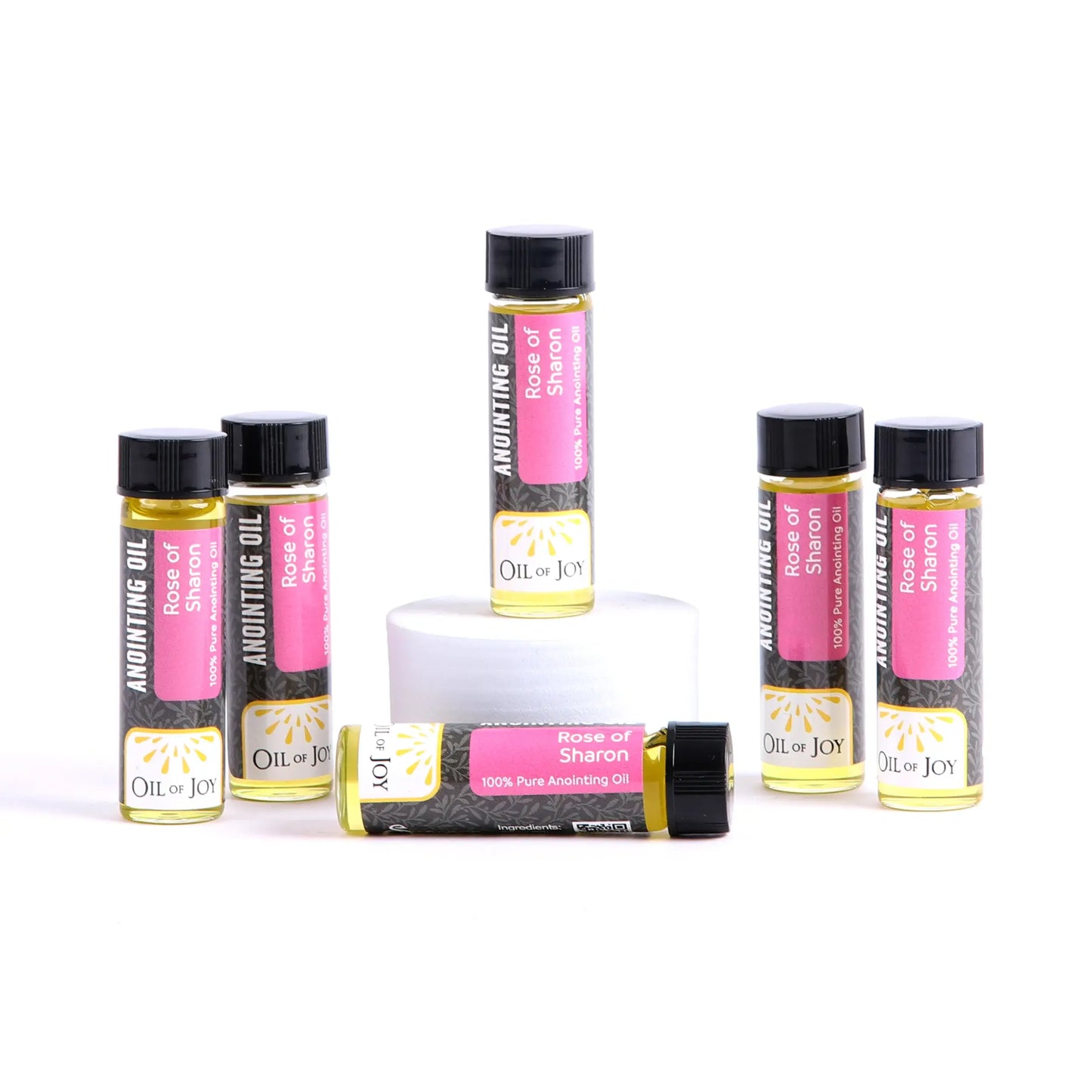 Anointing Oil Rose Of Sharon 1/4 Oz Pk6