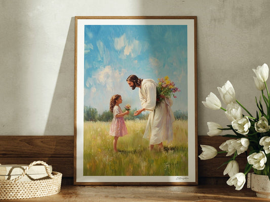 Cheerful Gift | Signed Handmade Art Print