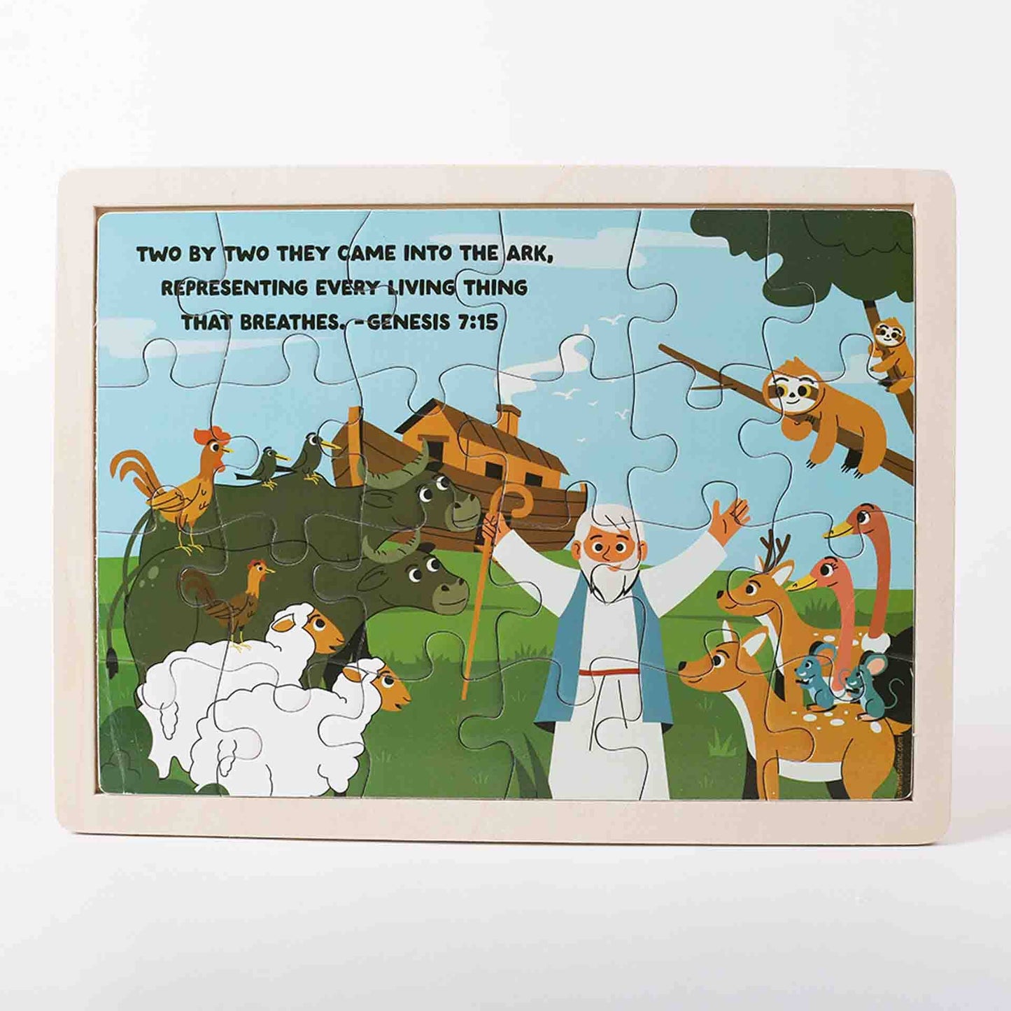 Puzzle Wood Jigsaw Noah's Ark