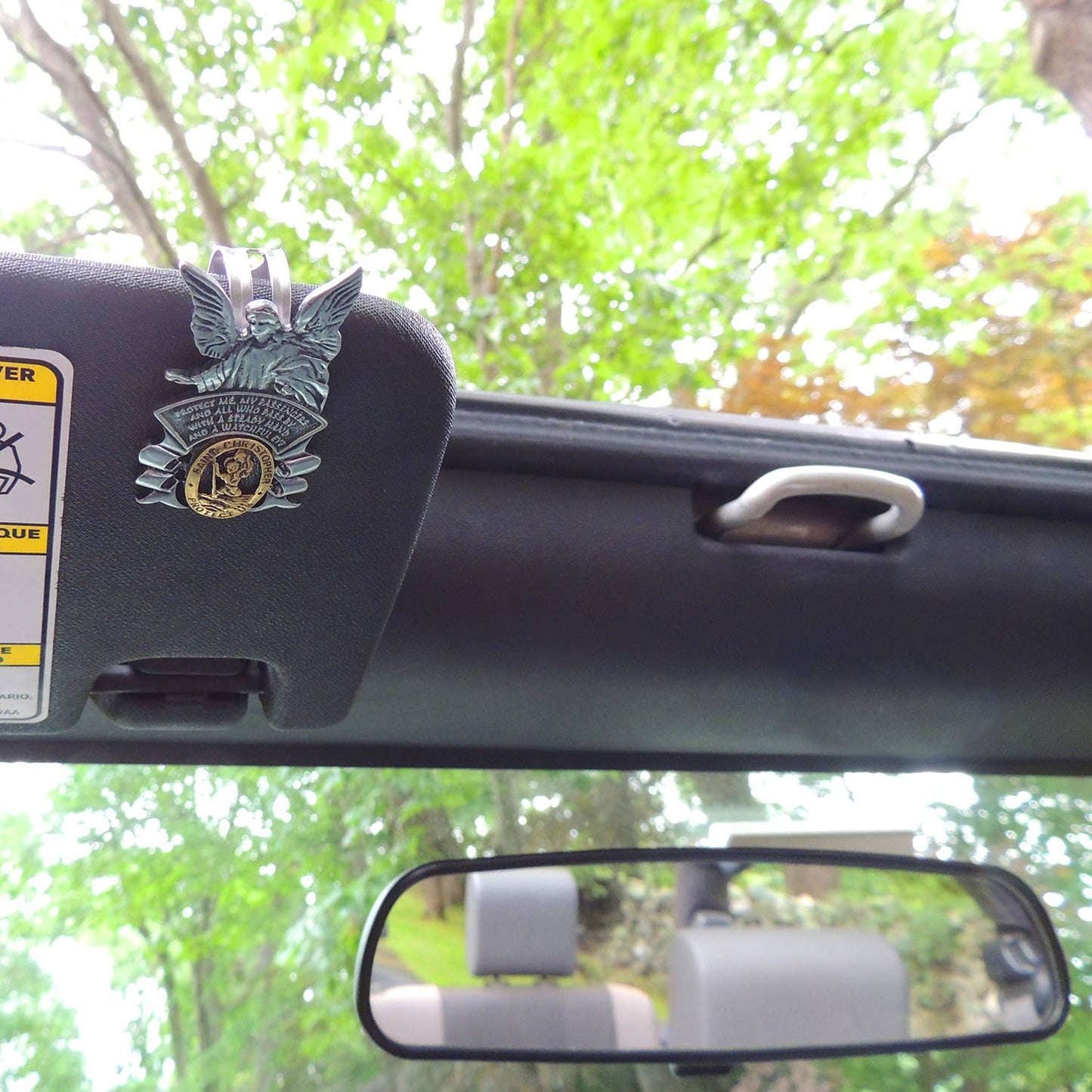 Traveler Prayer Christopher Visor Clip