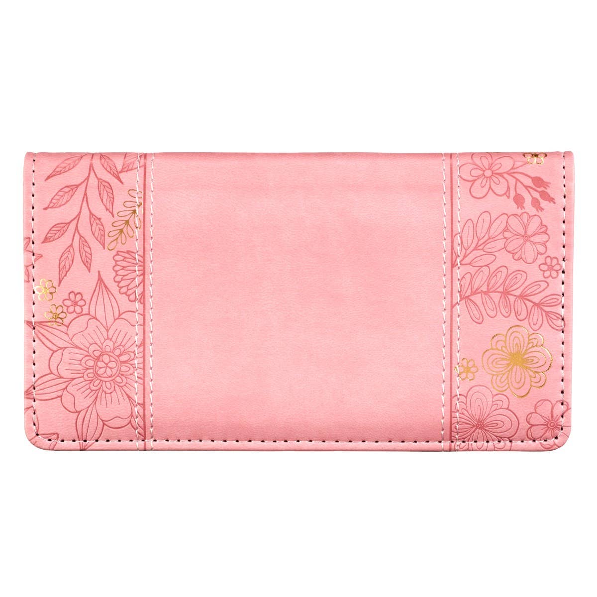 All Things Through Christ Checkbook Cover with Pink Floral S