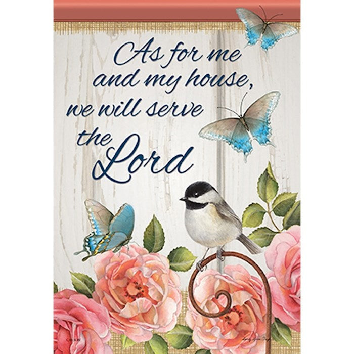 Garden Flag - As For Me and My House