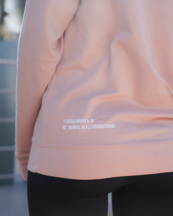 IGWM 'Gratitude' Blush Crewneck