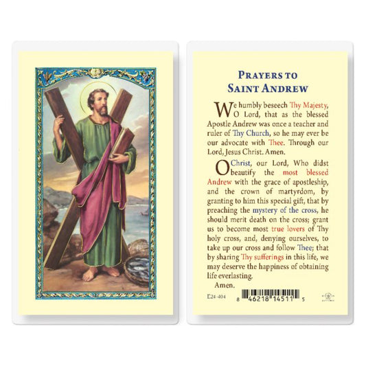 Holy Card - Laminated - Andrew