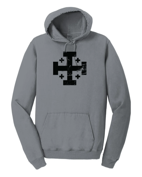 Jerusalem Cross Hooded Sweatshirt - Unisex