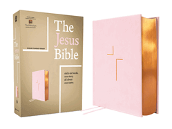 The Jesus Bible, ESV Edition, Leathersoft, Pink