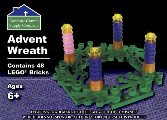 Advent Wreath with Lego Bricks