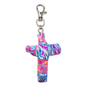 Calypso Comforting Cross Keychain