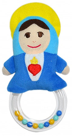 Mother Mary Rattle Plush