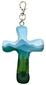 Calypso Comforting Cross Keychain