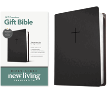 Premium Gift Bible NLT Black, Red Letter