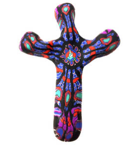 Calypso Comforting Cross Keychain