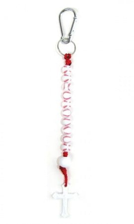 Baseball Keychain Decade Rosary