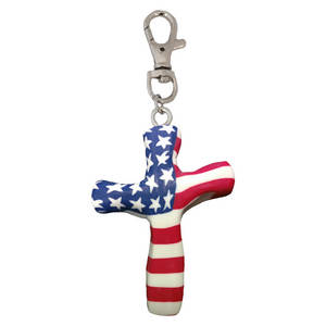 Calypso Comforting Cross Keychain