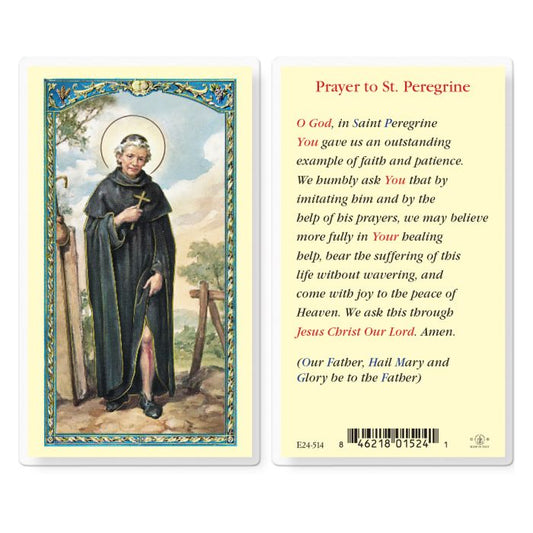 Holy Card - Laminated - Peregrine