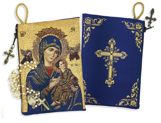 Perpetual Help Rosary Pouch