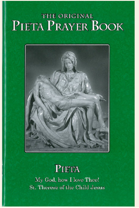 Pieta Prayer Book Green, Large Print