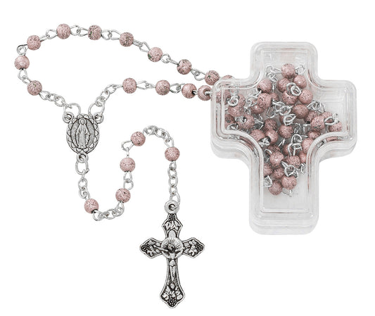 PINK FROSTED GLASS RSRY WITH