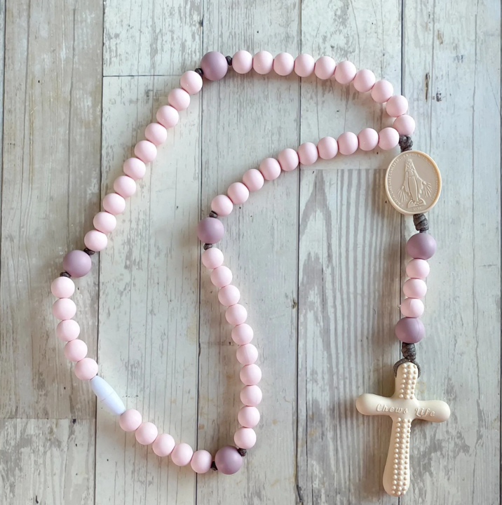 Chews Life Silicone Rosary - Cecilia