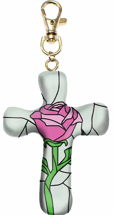 Calypso Comforting Cross Keychain – kychristianstore