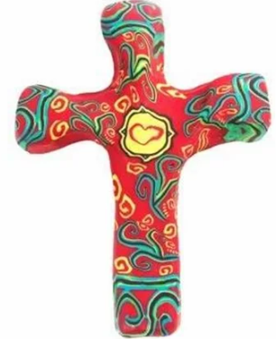 Calypso Comforting Cross Keychain