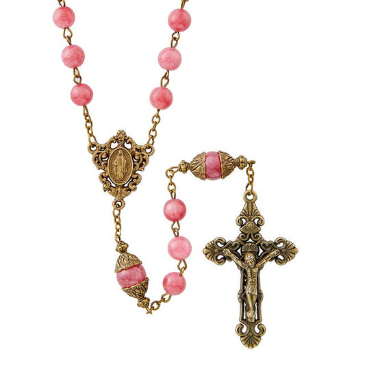 San Gimignano Rosary Collection - Ruby