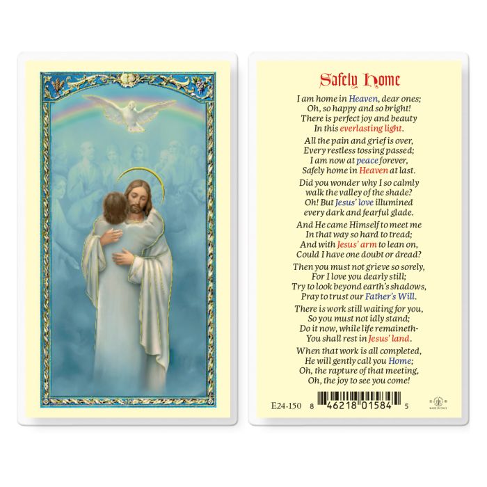 Holy Card - Laminated - E24-150 Safely Home