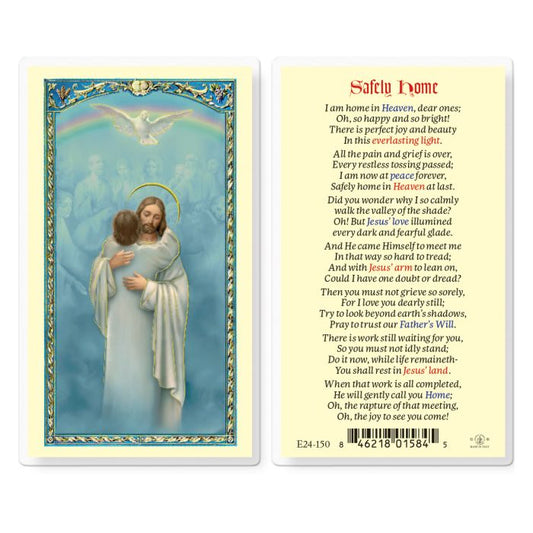 Holy Card - Laminated - E24-150 Safely Home