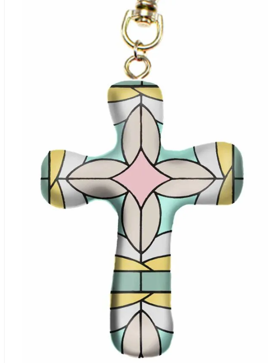 Calypso Comforting Cross Keychain