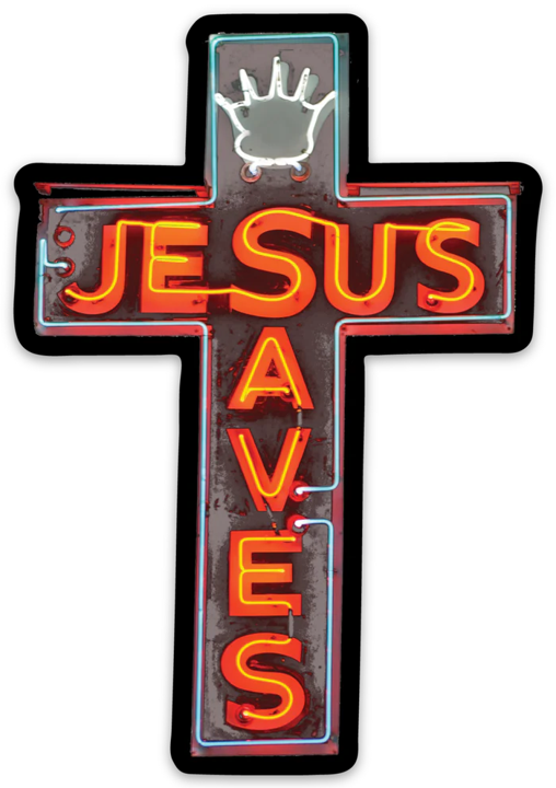 Jesus Saves Sticker