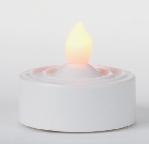 1.25"H LIGHTED WHITE TEA LIGHT