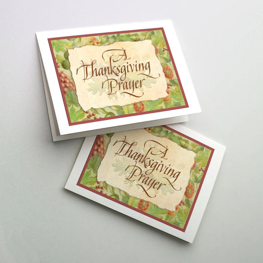 A Thanksgiving Prayer - Thanksgiving Card