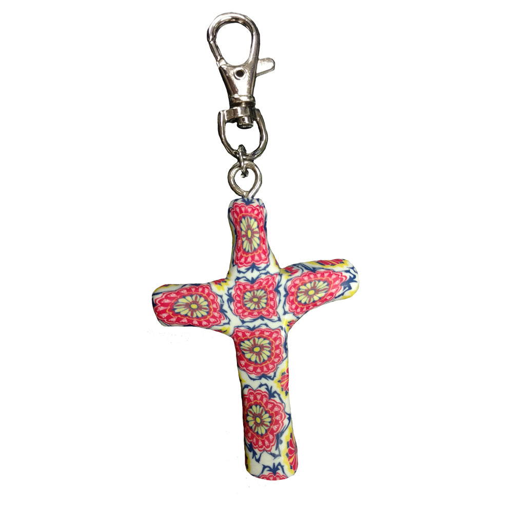 Calypso Comforting Cross Keychain