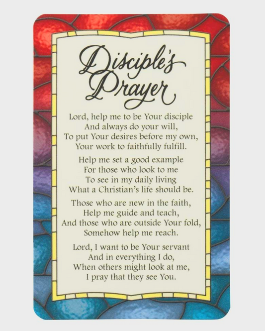 Verse Card - Disciple's Prayer