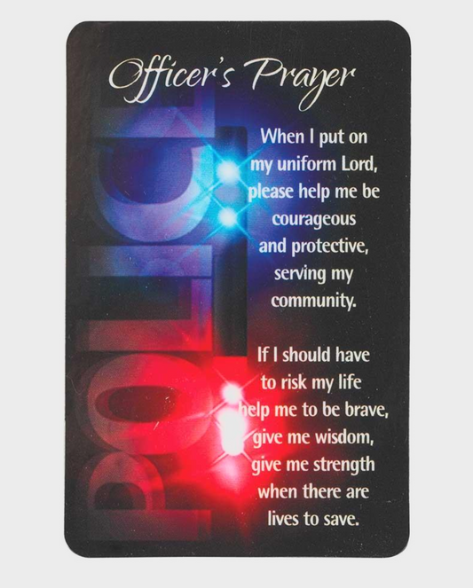 Verse Card - Officers Prayer