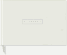 White Leather Guest Book