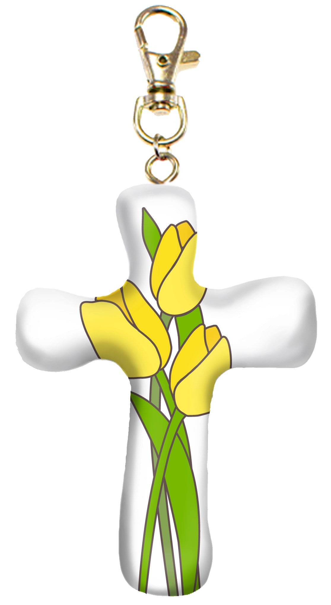 Calypso Comforting Cross Keychain